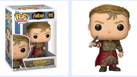 Funko Pop Цезаря из Fallout, похожий на Лацерту Легата